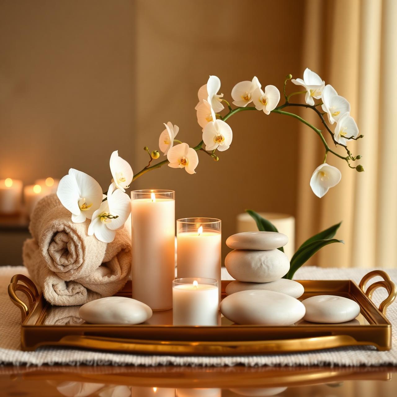 Luxury spa essentials at Estetica Day Spa